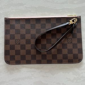 Louis Vuitton Demier Ebene MM Pouchette pink interior